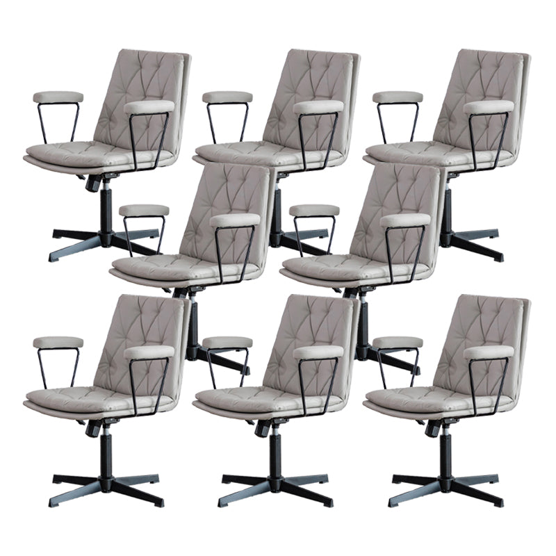 No Wheels Office Chair Contemporary Swivel Rolling Task Chair