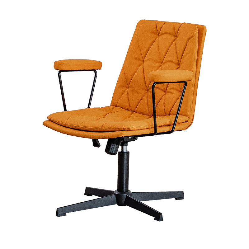 No Wheels Office Chair Contemporary Swivel Rolling Task Chair