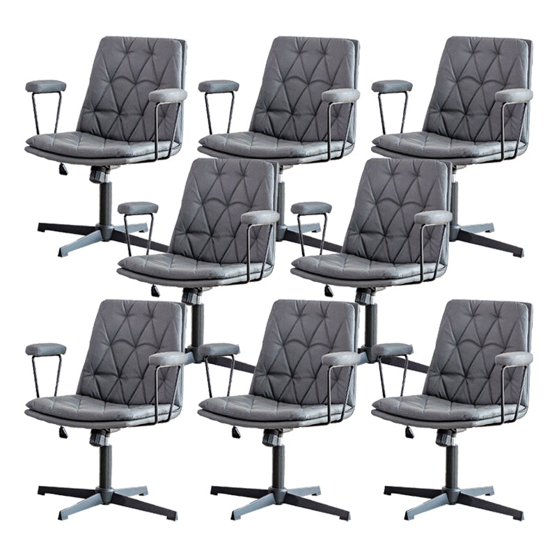 No Wheels Office Chair Contemporary Swivel Rolling Task Chair