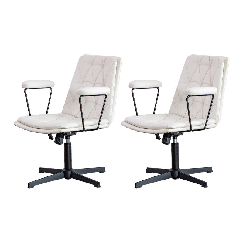 No Wheels Office Chair Contemporary Swivel Rolling Task Chair