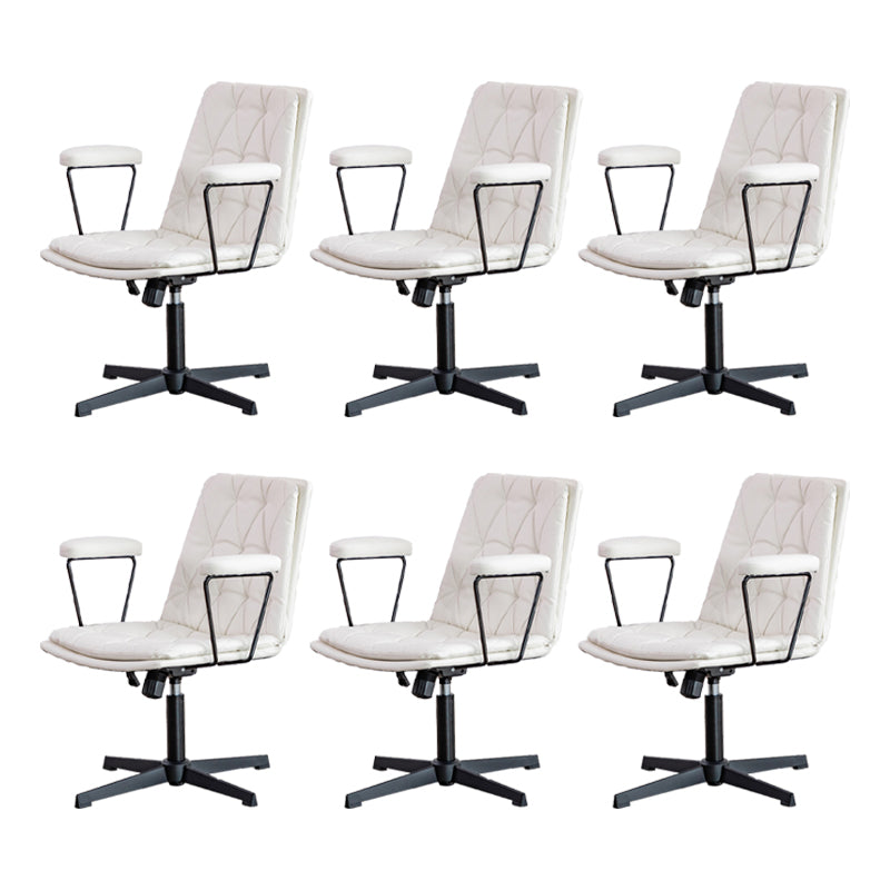 No Wheels Office Chair Contemporary Swivel Rolling Task Chair