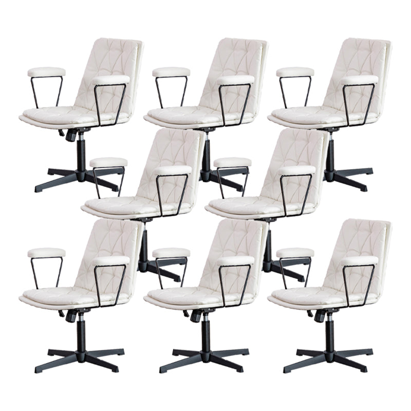 No Wheels Office Chair Contemporary Swivel Rolling Task Chair