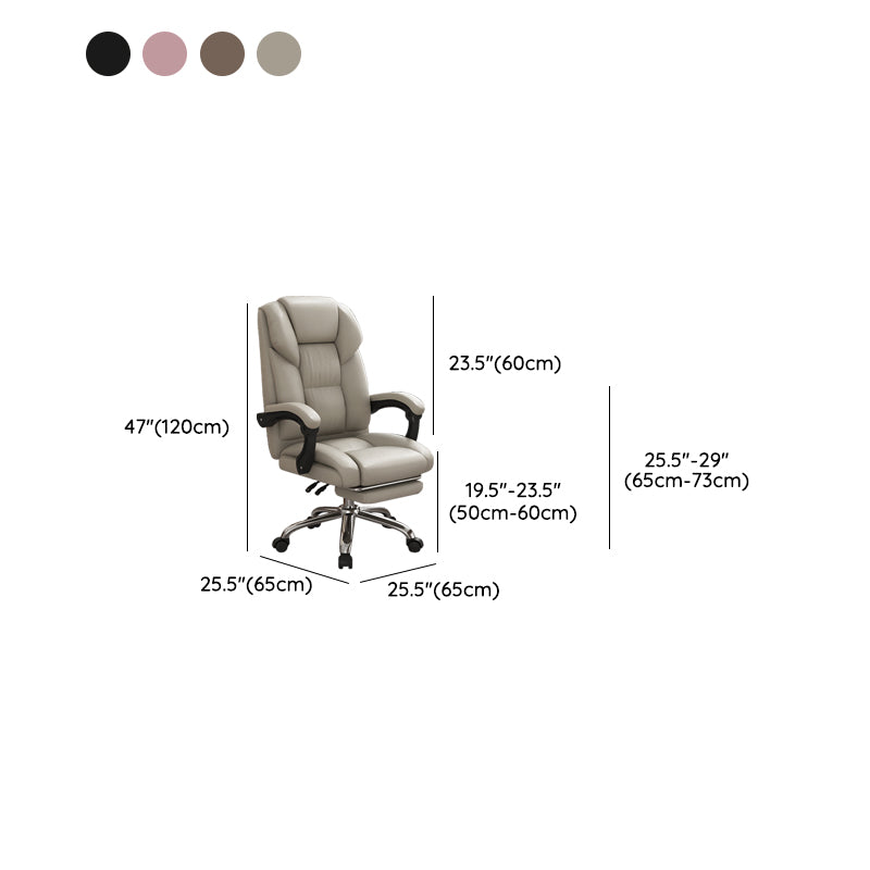 Swivel Arm Accent Chair Contemporary Office Chair for Living Room