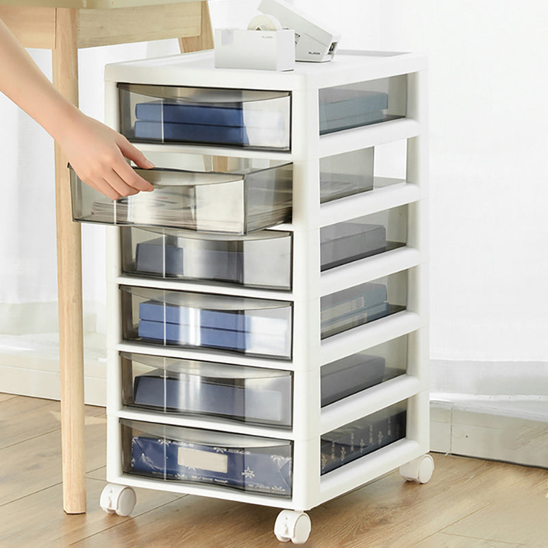 Storage Plastic Filing Cabinet Modern Drawers File Cabinet for Office