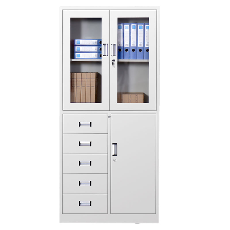 Glass Storage File Cabinet Contemporary Shelves Locking File Cabinet