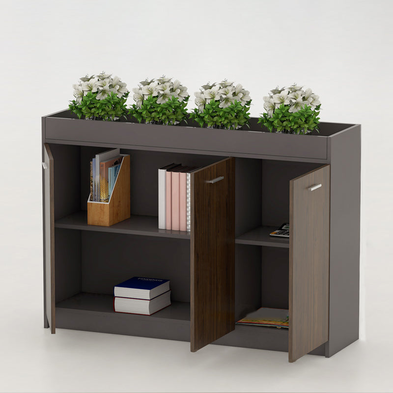 Nordic Storage File Cabinet Wooden Frame Vertical Filing Cabinet for Office