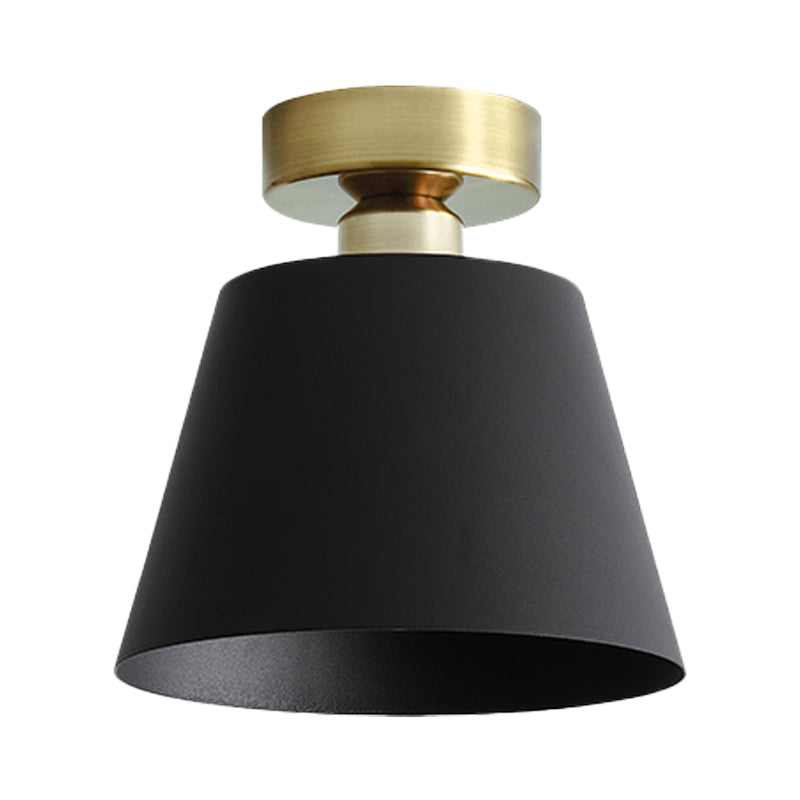 Cone Ceiling Light Fixture Simple LED Flush Mount for Bedroom