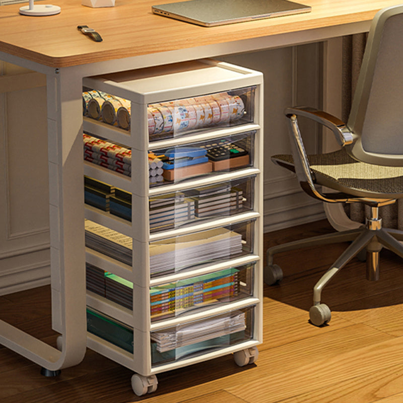 Modern Plastic File Cabinet Storage Drawers Filing Cabinet for Office