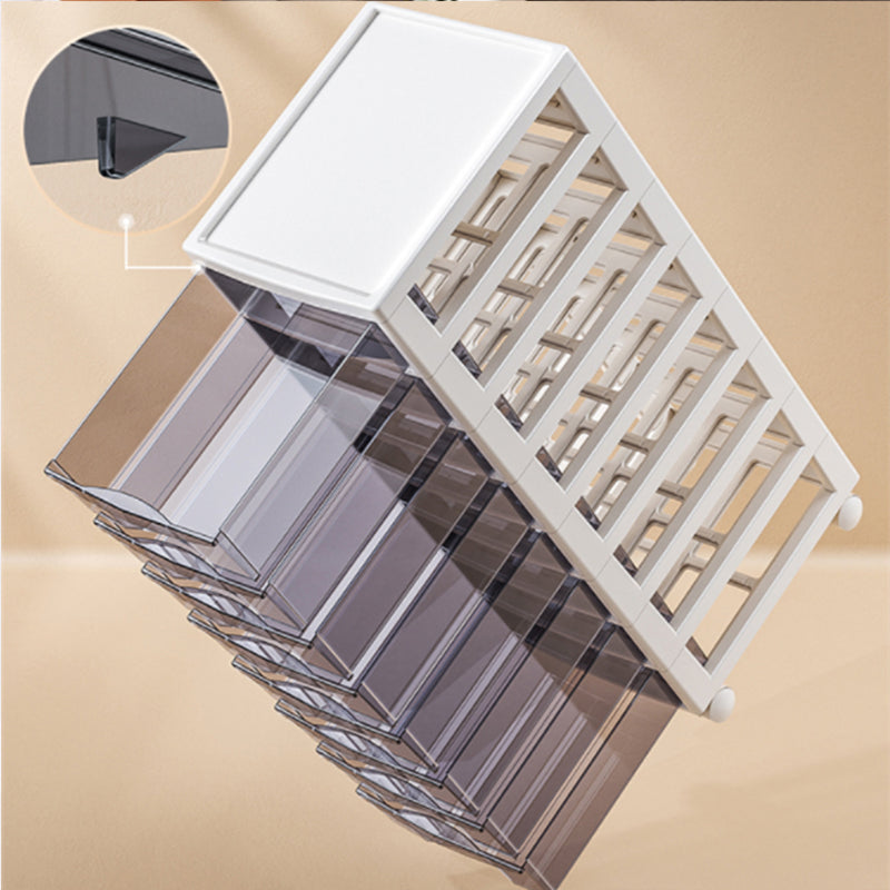 Modern Plastic File Cabinet Storage Drawers Filing Cabinet for Office