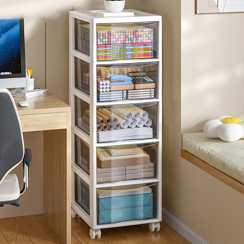 Modern Plastic File Cabinet Storage Drawers Filing Cabinet for Office