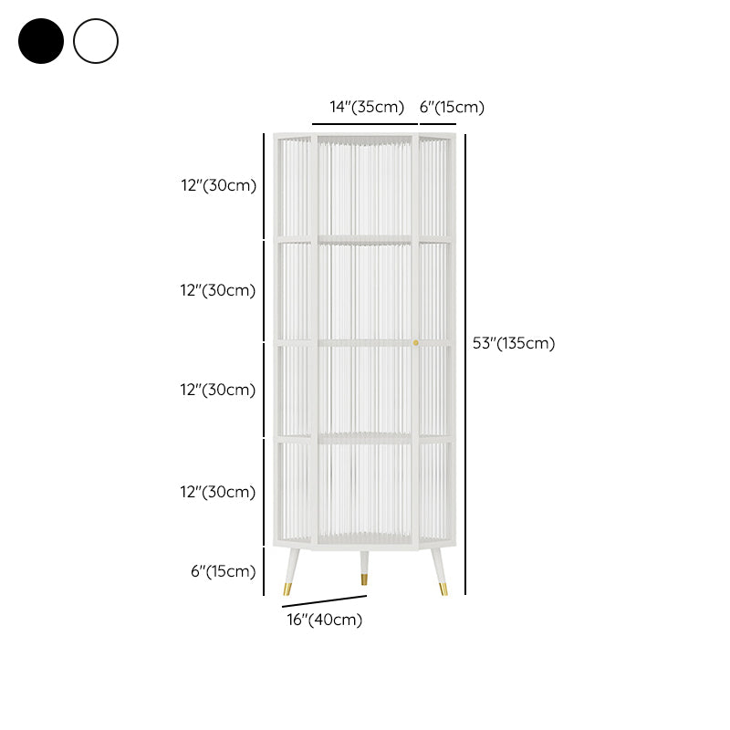 Contemporary Glass Door Buffet Sideboard Living Room Sideboard Cabinet