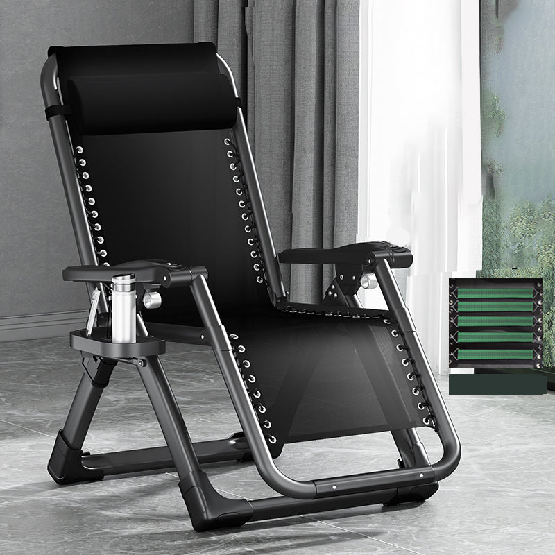 Traditional Rocker Ergonimic Recliner With Cup Holders and Metal Base