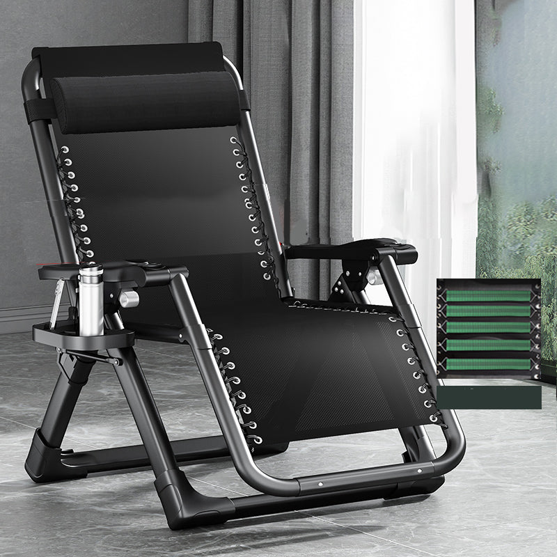 Traditional Rocker Ergonimic Recliner With Cup Holders and Metal Base