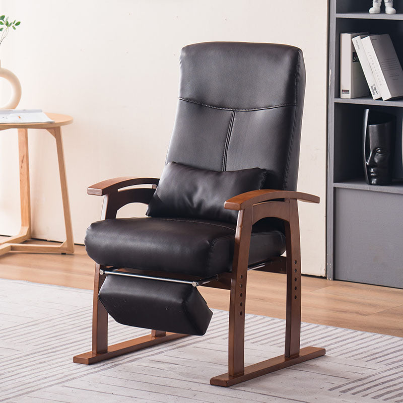 Modern Recliner Chair in Solid Wood Frame with Independent Foot Movement