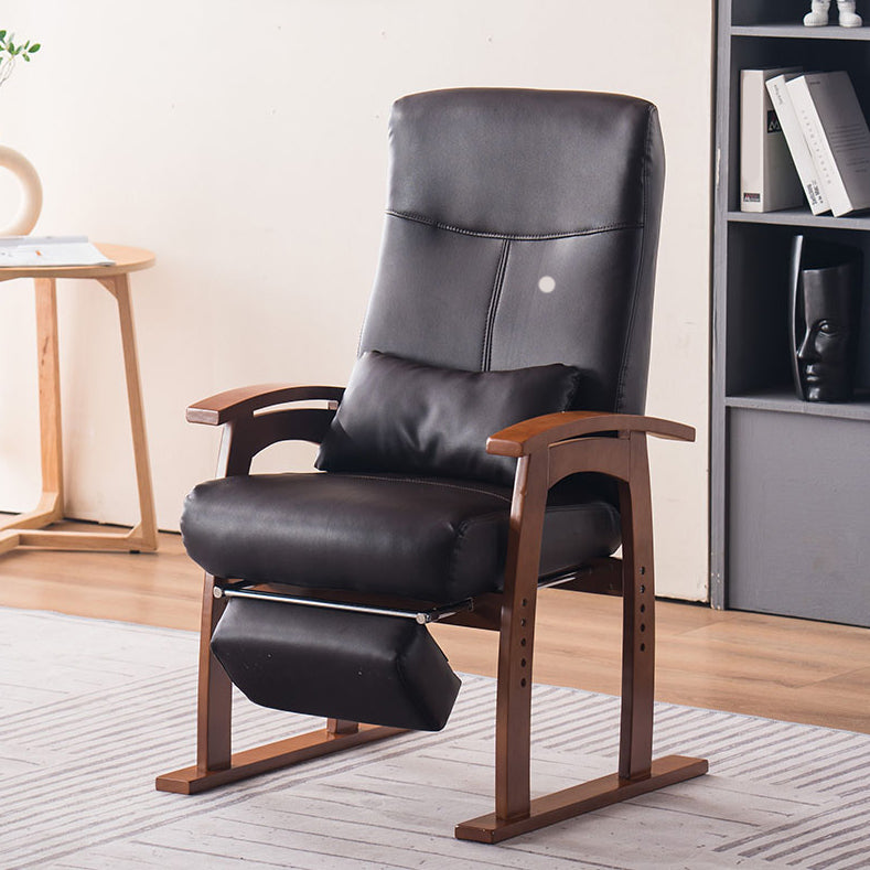 Modern Recliner Chair in Solid Wood Frame with Independent Foot Movement