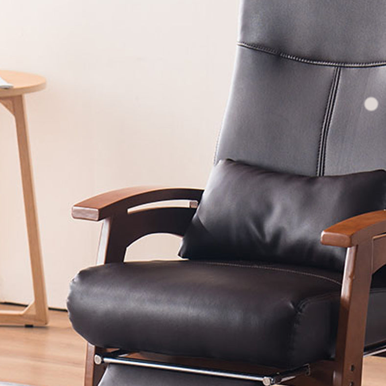 Modern Recliner Chair in Solid Wood Frame with Independent Foot Movement