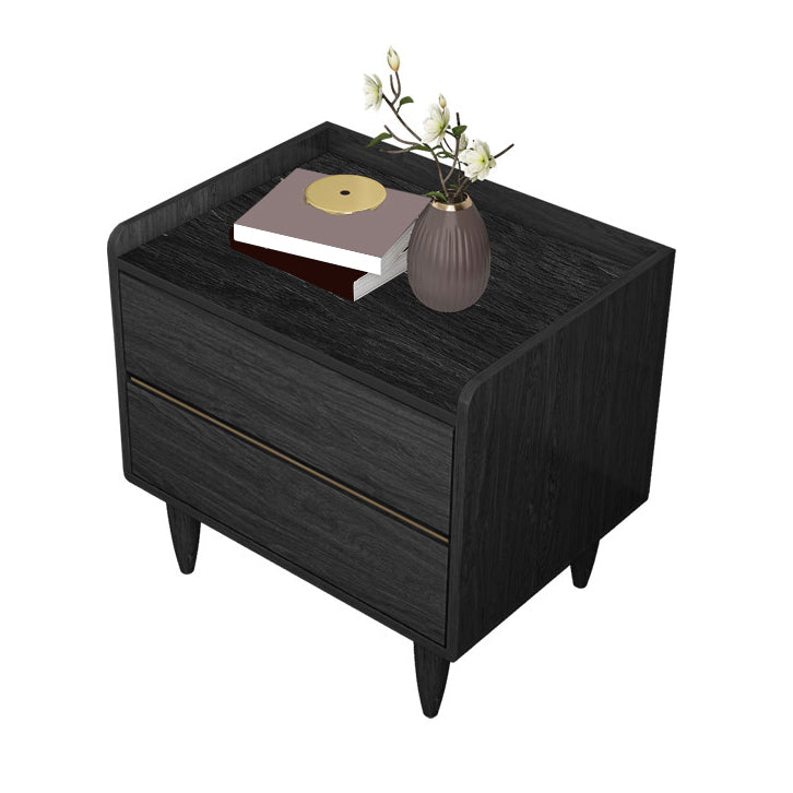 Contemporary Bed Nightstand Drawer Storage Night Table for Bedroom