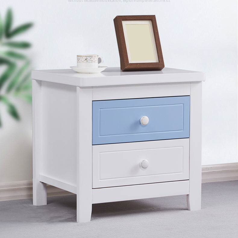 Wooden Accent Table Nightstand Modern Nightstand for Bedroom