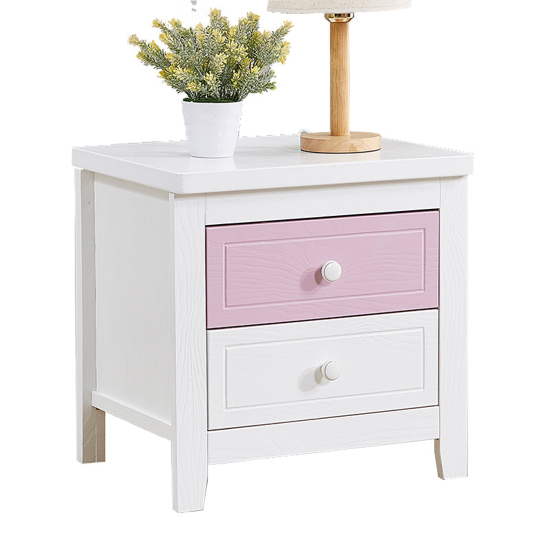 Wooden Accent Table Nightstand Modern Nightstand for Bedroom