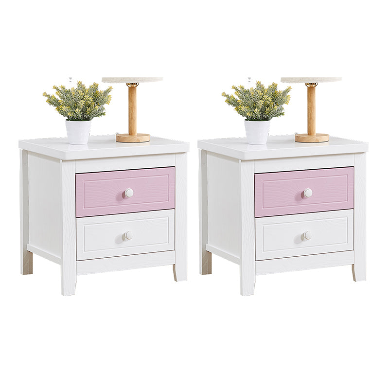 Wooden Accent Table Nightstand Modern Nightstand for Bedroom