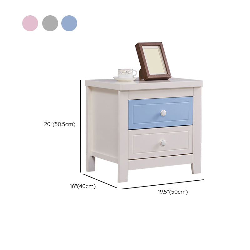 Wooden Accent Table Nightstand Modern Nightstand for Bedroom