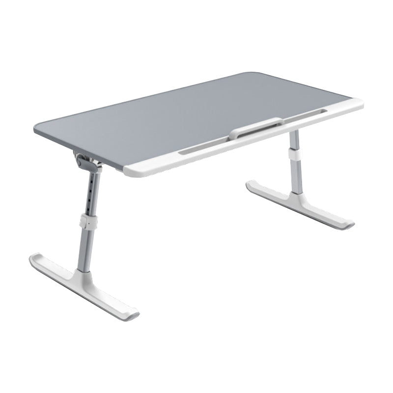 Contemporary Office Desk T-Shape Base Writing Desk with Metal Legs