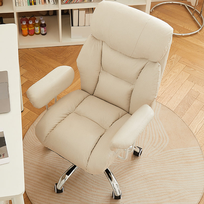 Contemporary Wheels Office Chair Distressing Ergonomic Chair for Room