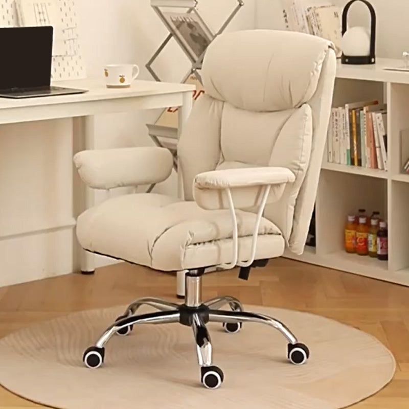 Contemporary Wheels Office Chair Distressing Ergonomic Chair for Room