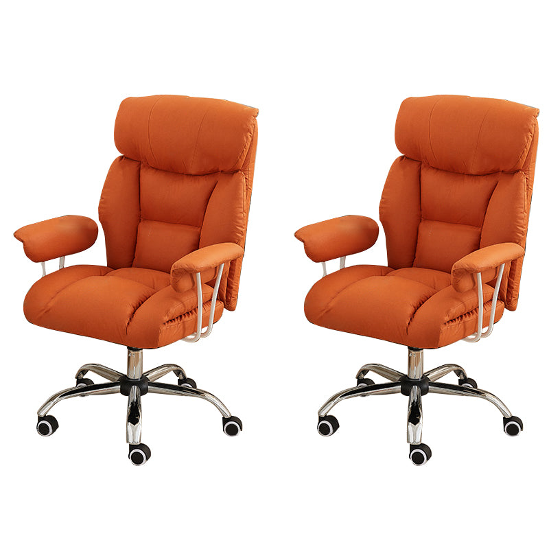 Contemporary Wheels Office Chair Distressing Ergonomic Chair for Room