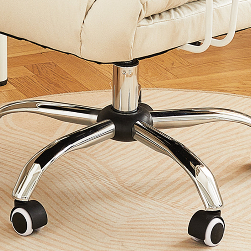 Contemporary Wheels Office Chair Distressing Ergonomic Chair for Room