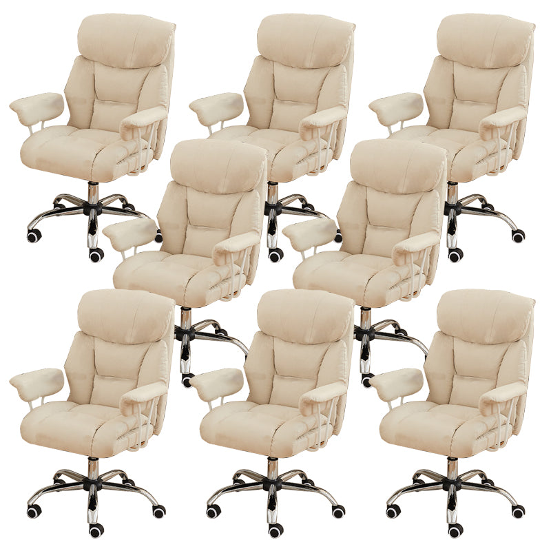 Contemporary Wheels Office Chair Distressing Ergonomic Chair for Room