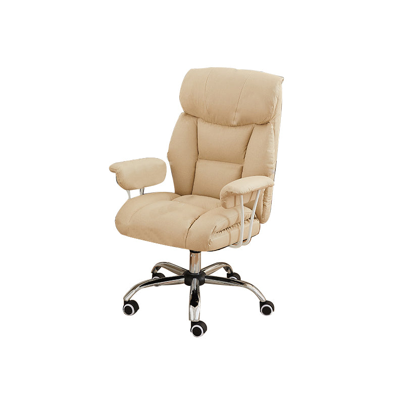 Contemporary Wheels Office Chair Distressing Ergonomic Chair for Room