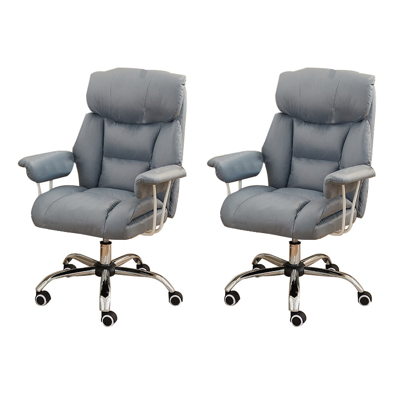 Contemporary Wheels Office Chair Distressing Ergonomic Chair for Room