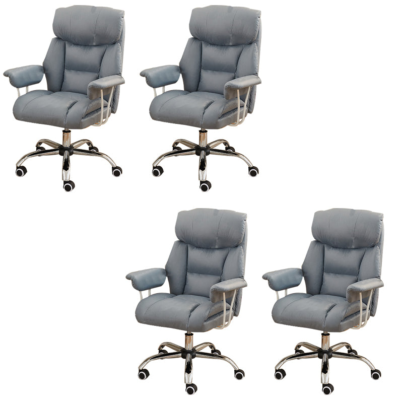 Contemporary Wheels Office Chair Distressing Ergonomic Chair for Room