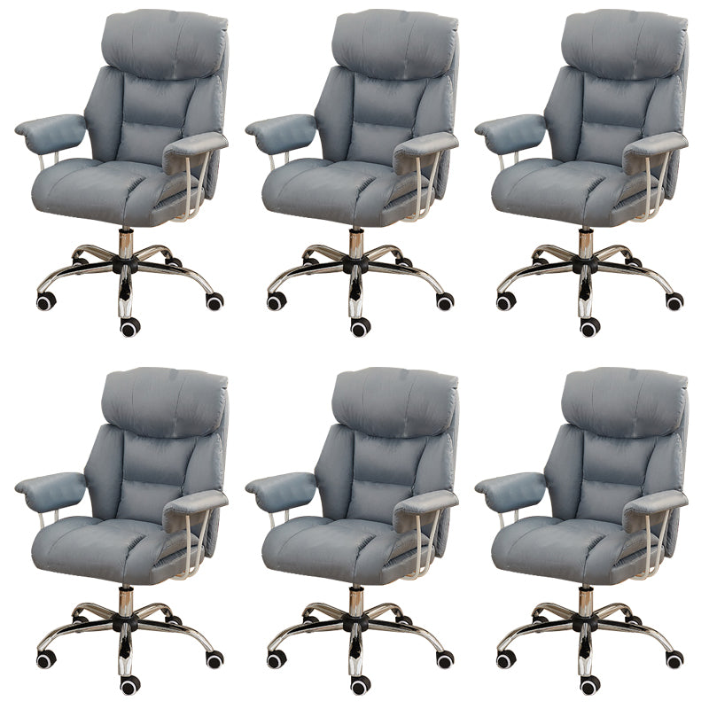 Contemporary Wheels Office Chair Distressing Ergonomic Chair for Room