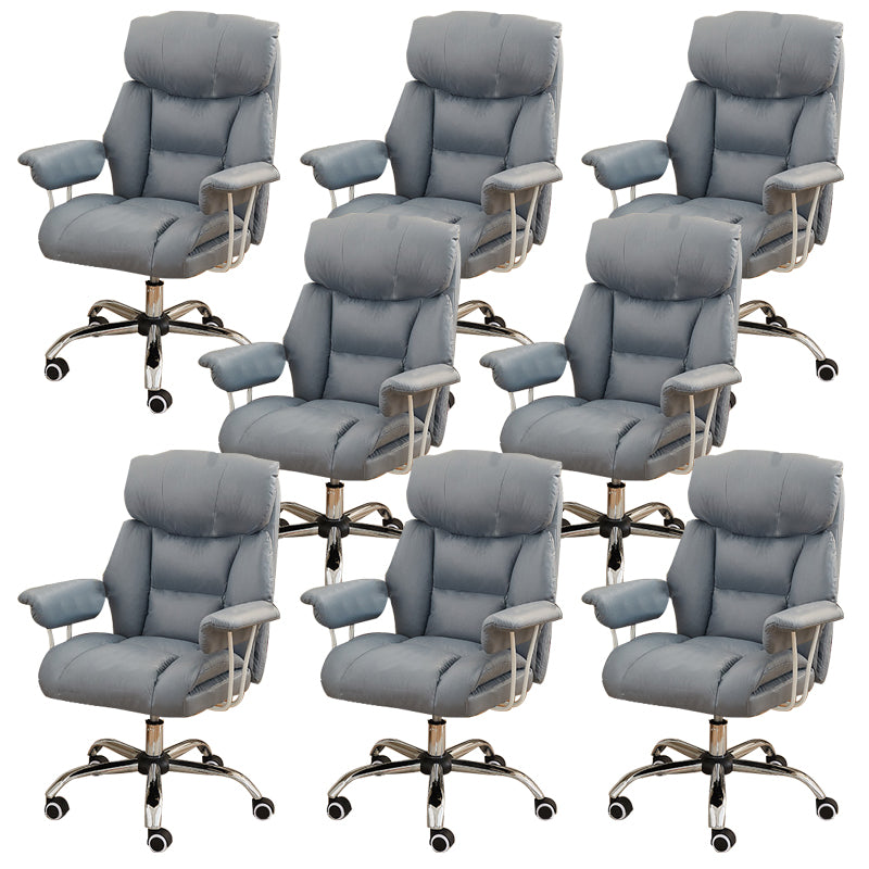 Contemporary Wheels Office Chair Distressing Ergonomic Chair for Room