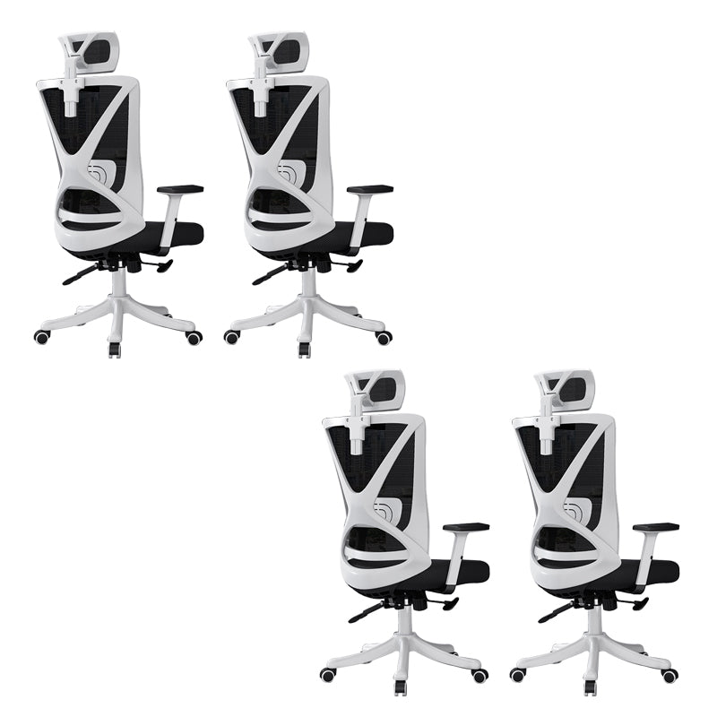 Modern Office Chair No Distressing Ergonomic Slide Chair with Wheels