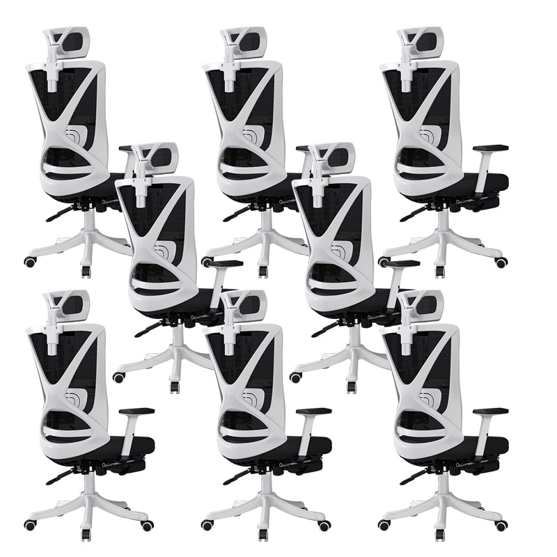 Modern Office Chair No Distressing Ergonomic Slide Chair with Wheels