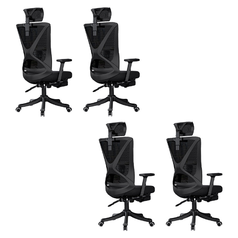 Modern Office Chair No Distressing Ergonomic Slide Chair with Wheels