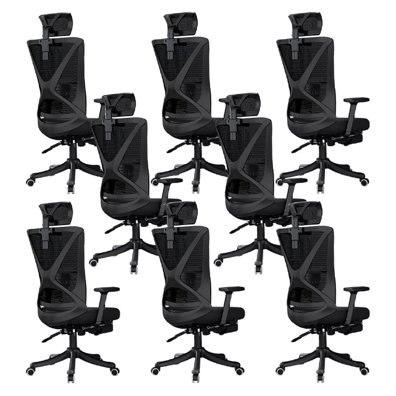 Modern Office Chair No Distressing Ergonomic Slide Chair with Wheels