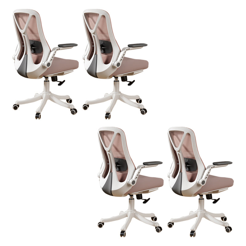 Removable Arms Office Chair Tilt Mechanism No Distressing Slide Chair with Wheels