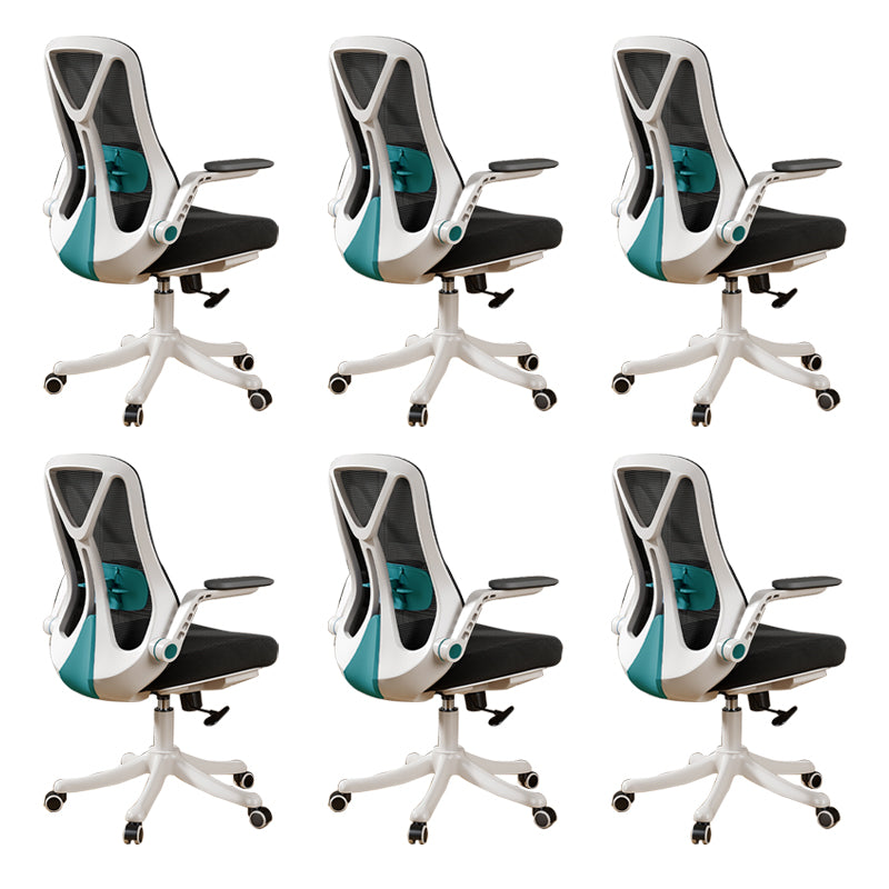 Removable Arms Office Chair Tilt Mechanism No Distressing Slide Chair with Wheels