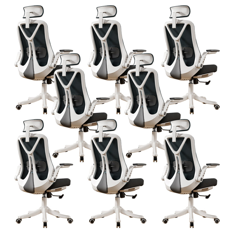 Removable Arms Office Chair Tilt Mechanism No Distressing Slide Chair with Wheels