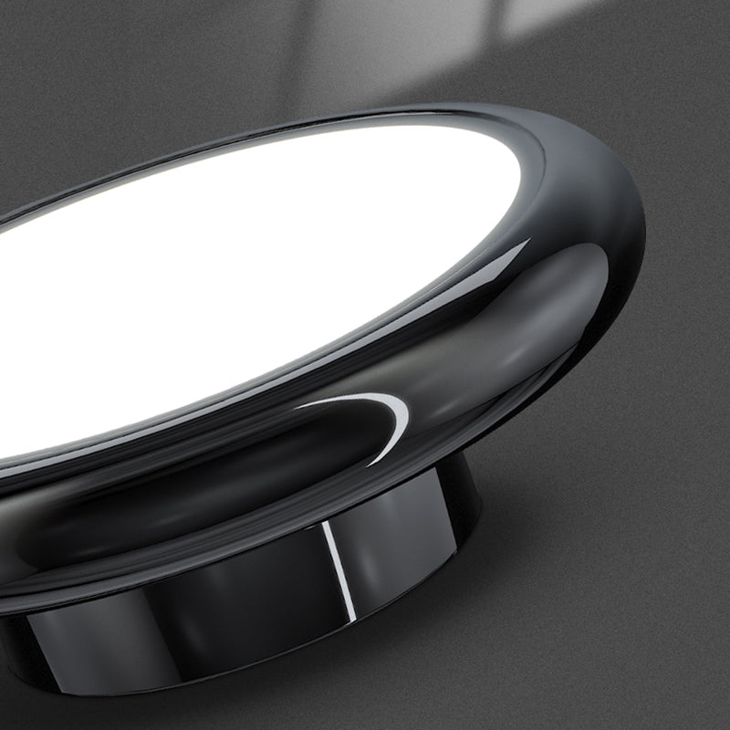 Black Ceiling Light Fixture Minimalism Round LED Flush Mount for Corridor