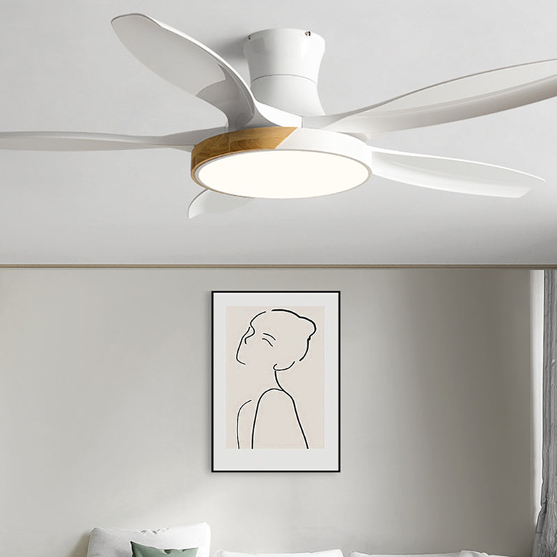 Contemporary 52" Ceiling Fan Lighting with 5-Blade for Dining Room