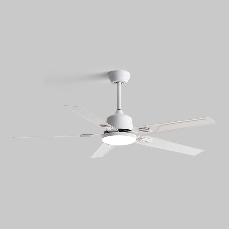 Contemporary 52" Ceiling Fan Lighting with Metal for Restaurant