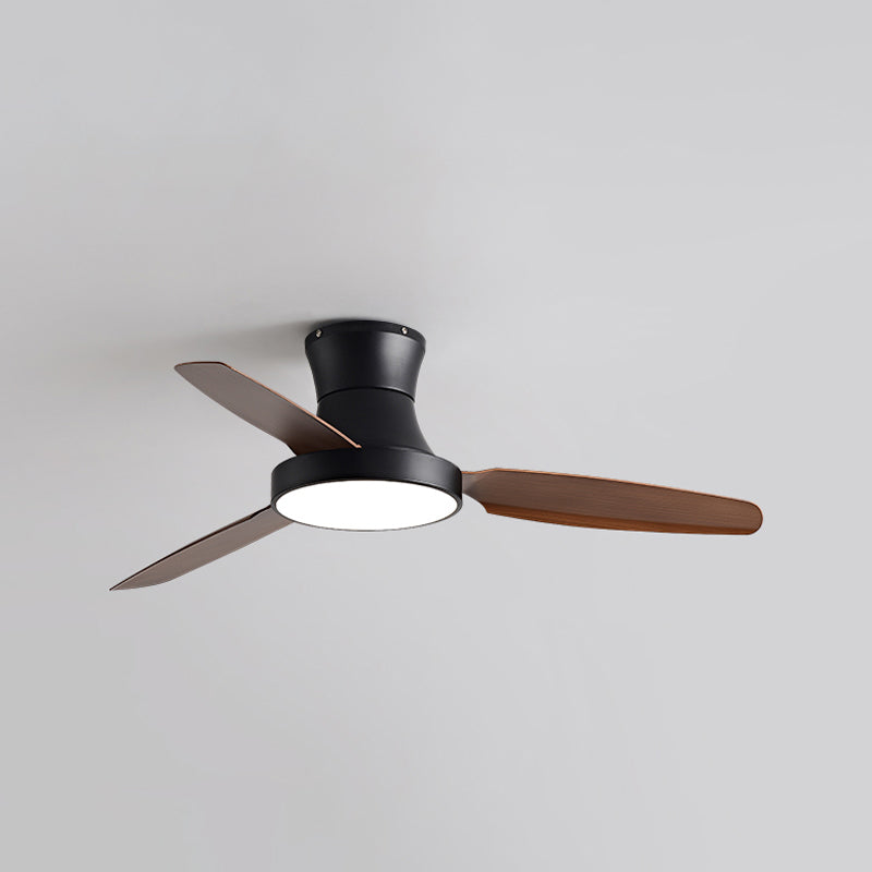 Contemporary Ceiling Fan Lighting with Metal for Dining Room