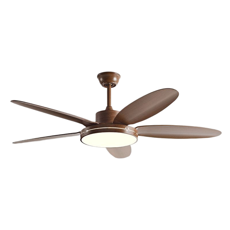 Simplicity 5-Blade Ceiling Fan Lighting with Metal for Dining Room