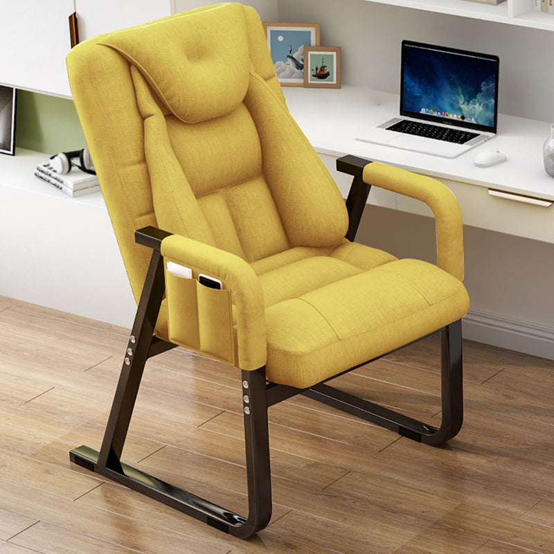 Metal Single Ergonimic Recliner with Side Pockets Adjustable Lumbar Support