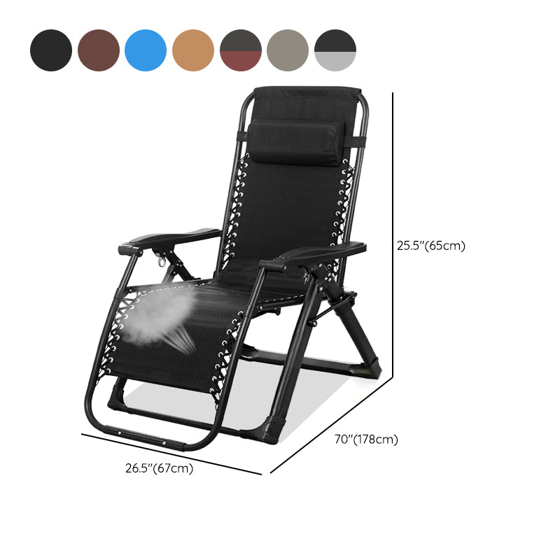 Metal Single Ergonimic Recliner Contemporary Standard (No Motion) with Arm